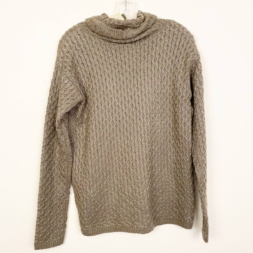 Sonoma Brown Cowl Neck Sweater Medium NWT